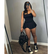 Mini Elegant Luxury Pleated Dress