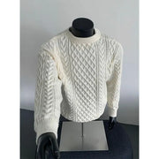 Cozy Winter Jumper Unisex Oversized Christmas Sweater Men Women Soft Casual Knit Pullover Long Sleeve Top for Cold Weather M-3XL