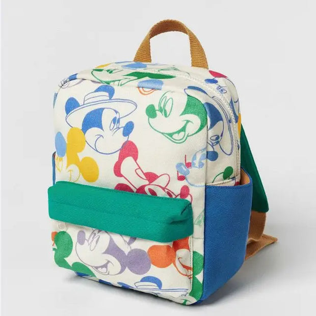 Disney Mickey Mouse Backpack - Cute Fashion Canvas School Bag for Women & Girls! 👧🏻