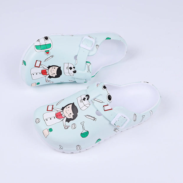 Vibrant Tie-Dye Clogs