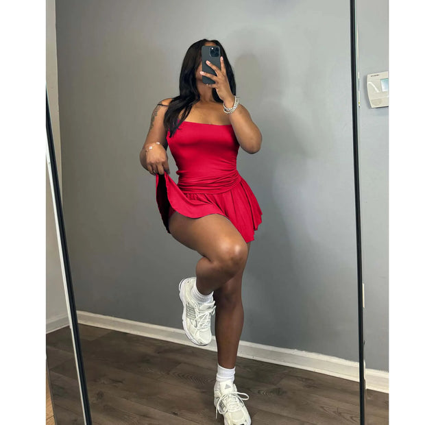 Mini Elegant Luxury Pleated Dress