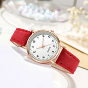 Women’s Luxury Leather Analog Quartz Watch