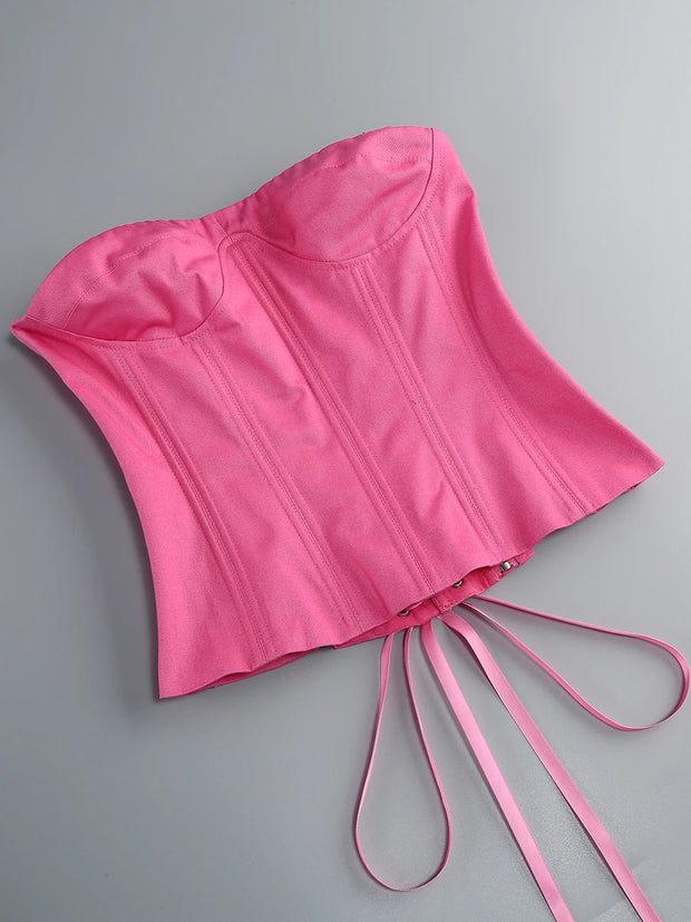 🎀 Birthday Glamour: 2-Piece Red Floral Skirt Set for Women - Perfect for Christmas, Weddings, and Prom Nights! 💃