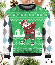 Funny Santa Claus Graphic Ugly Christmas Sweater For Men Fashion Autumn Winter 3D Printed Sweatshirt Casual Oversized Pullovers