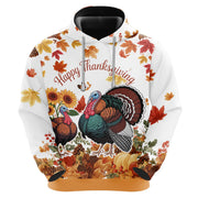 2026   Thanksgiving Hoodies for Men Pullover Sweatshirts, 3D Turkey Fleece Hooded Sweatshirt Series