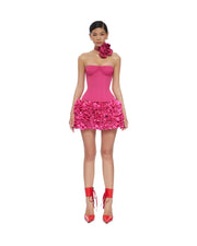 🎀 Birthday Glamour: 2-Piece Red Floral Skirt Set for Women - Perfect for Christmas, Weddings, and Prom Nights! 💃