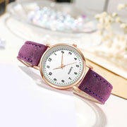 Women’s Luxury Leather Analog Quartz Watch