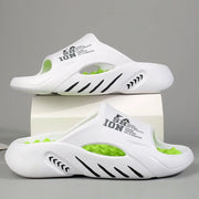 New Summer Man Massage Slippers 2023 Indoor Outdoor Sandals Beach Casual Shoes Soft Bottom Slippers Male Flip Flops Mens Sandals