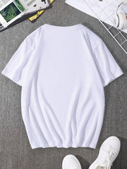 Mountain On Inspirationde Printing T-Shirt Men Oversized Cotton Summer Tshirt Breathable Loose O-Neck Tee Shirts Hip Hop Tees