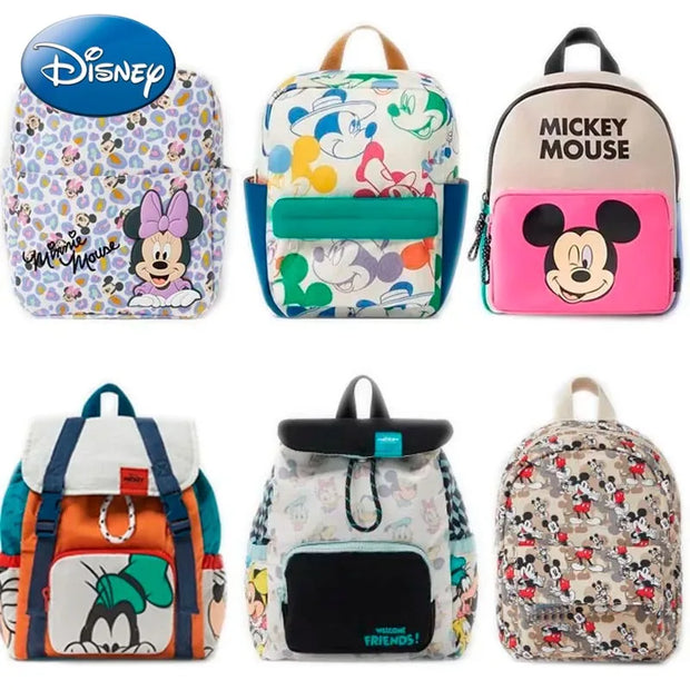 Disney Mickey Mouse Backpack - Cute Fashion Canvas School Bag for Women & Girls! 👧🏻