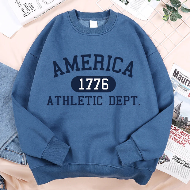 1776 America Pride Hoodie - Unisex Casual Pullover for Autumn & Winter!🇺🇸 ❄️