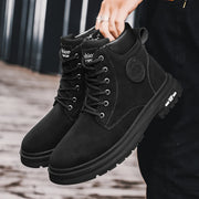 Ankle Boots Men Retro Work Shoes Autumn Winter Thick Bottom High Top Outdoor Boots Leather Waterproof High Quality Chelsea Boots