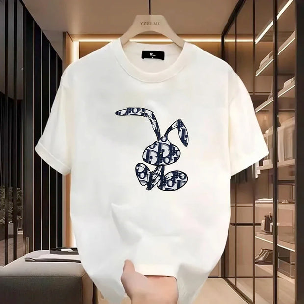 Women Casual T-Shirt Harajuku Y2k Designer Ladies Luxury Tees Female Vintage Trendy Pullover T Shirts