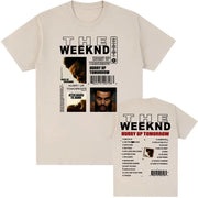 Cotton Men Tees The Weekend Harry Up Tomorrow Tshirts 2025 New Album Fashion Printing T-shirt Round Neck Unisex Streetwear Male