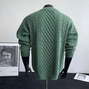 Cozy Winter Jumper Unisex Oversized Christmas Sweater Men Women Soft Casual Knit Pullover Long Sleeve Top for Cold Weather M-3XL