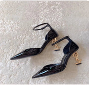 Women's summer new luxury brand designer sexy pointed high heels 2025 elegant slip-on party  dress women's sandals Zapatos