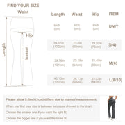 Women's Flare Leggings with Pockets Soft Cargo style Yoga Pants High Waist Gym Slim Pants Fitness and Body Building Sportwear