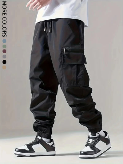 Men’s Thin Multi-Pocket Cargo Pants