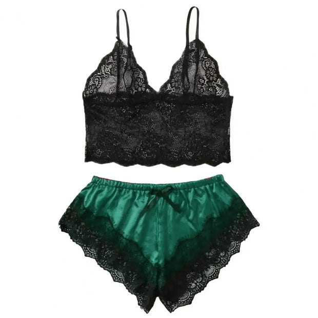 Effortless Slumber: Spaghetti Strap Sleepwear Set 😴