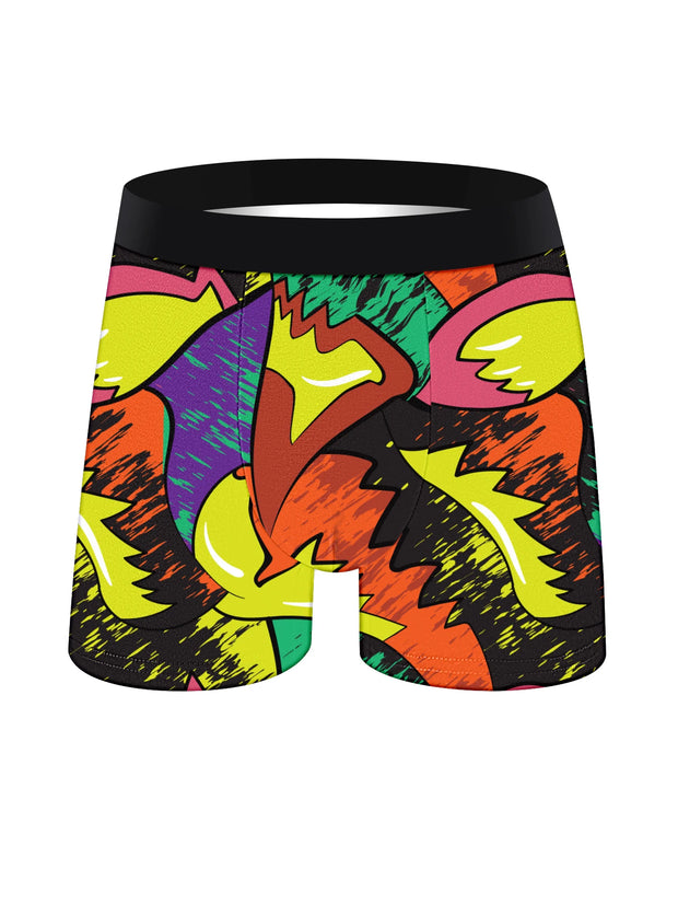 5PCS Men's Long Boxer Briefs – Soft Cotton, Colorful & Skin-Friendly Underwear