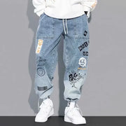 Men’s Trendy Loose-Fit Korean-Style Summer Jeans