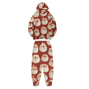 Festive Christmas Hoodies Pants with Holiday Patterns Santa Reindeer Snowman Trees Loungewear Holiday Season Gifts Fall Winter