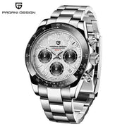 🕰️ PAGANI DESIGN V2 Men's Chronograph Watch – 40mm Quartz, Sapphire Crystal, Stainless Steel