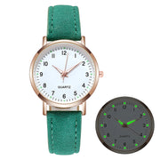 Women’s Luxury Leather Analog Quartz Watch