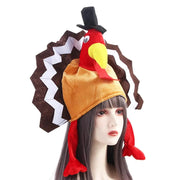 Turkish Hat Thanksgiving Day Festive Decoration Thanksgiving Themed Party Chicken Feet Festival Costume Turkey Hat Cute Caps