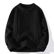 Cozy Winter Jumper Unisex Oversized Christmas Sweater Men Women Soft Casual Knit Pullover Long Sleeve Top for Cold Weather M-3XL