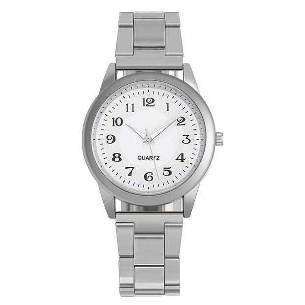 Men’s Quartz Alloy Wristwatch – Classic Design, Waterproof, Ideal Gift Timepiece