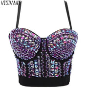 Women's Luxury Corset Tank Top – Harajuku Style Push-Up Bralette & Shaper