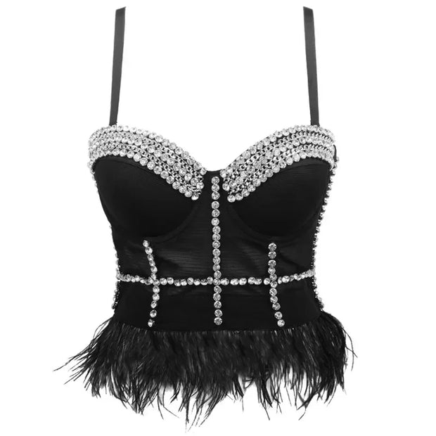 Women's Luxury Corset Tank Top – Harajuku Style Push-Up Bralette & Shaper