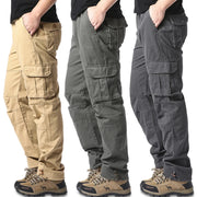 Men’s Large-Pocket Loose Tactical Overalls