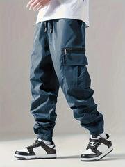 Men’s Thin Multi-Pocket Cargo Pants