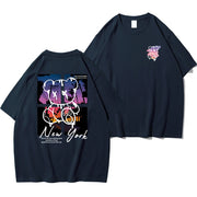 Cartoon Bear Sunset Tee