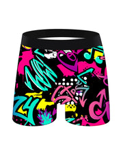 5PCS Men's Long Boxer Briefs – Soft Cotton, Colorful & Skin-Friendly Underwear