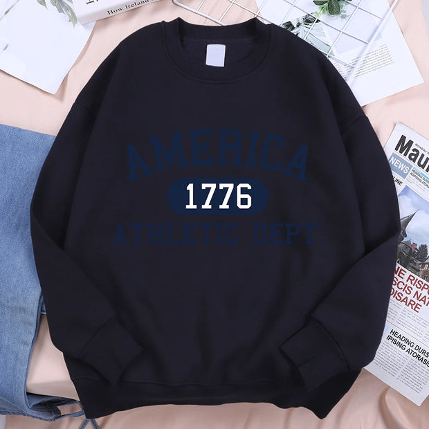 1776 America Pride Hoodie - Unisex Casual Pullover for Autumn & Winter!🇺🇸 ❄️