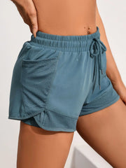 Gym training, running, high waist, breathable exercise, elastic fitness, daily wear of yoga shorts