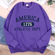 1776 America Pride Hoodie - Unisex Casual Pullover for Autumn & Winter!🇺🇸 ❄️