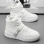 Casual Sneaker High-top Male Sneakers Loafers Shoes for Men Skateboard Sports and Leisure Wear-resistant Non-Slip All-match New