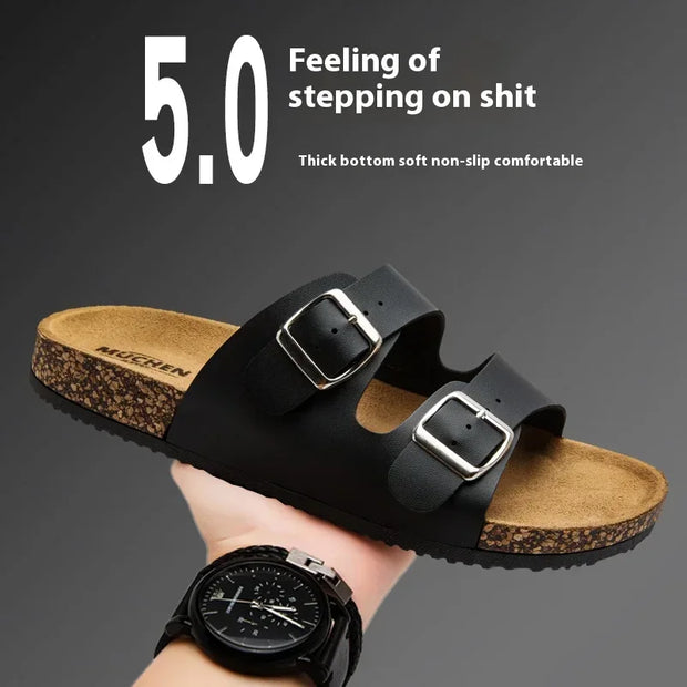 New Birken Slippers: Classic Cork Flip Flops for Couples