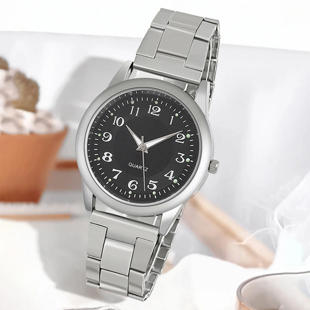 Men’s Quartz Alloy Wristwatch – Classic Design, Waterproof, Ideal Gift Timepiece