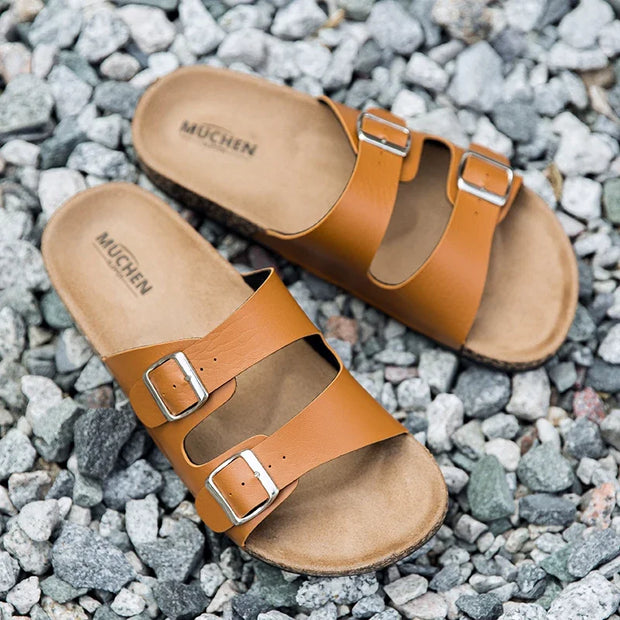 New Birken Slippers: Classic Cork Flip Flops for Couples