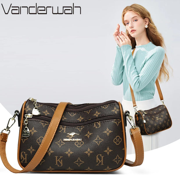 Brand Pu Leather Women Shoulder Crossbody Bags for Women 2025 Luxury Handbags Women Bags Designer Handbags High Quality Sac