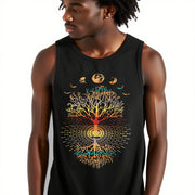 Men's Cotton Sleeveless Fitness Vest – Wide Shoulder, Slim Fit, Solid Color (Pack)