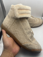 High-Top Sneaker for Men Designer Genuine Leather Outdoor Comfort Flat Trainers Ankle Boot Stylish Trendy Handmade Men Shoes