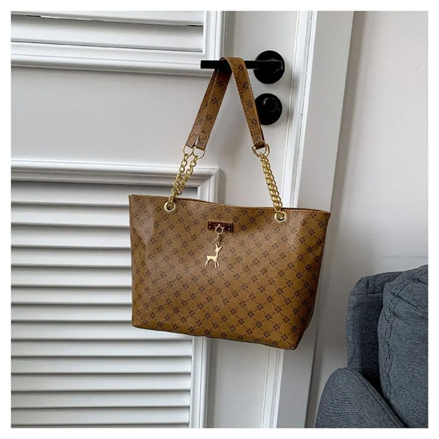 👜 Trendy Luxury Tote Bag - Spacious Shopping Bag with Fashion Printing for Women! 💃