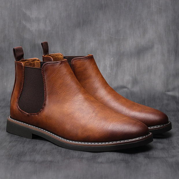 Men’s Retro Chelsea Boots – Fashionable, Comfortable, Sizes 40–46