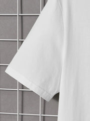 Prep Men Basketball & Letter Graphic Printing Men'S T Shirt Cartoon S-Xxxl Tees Popular Casual Tee Clothing Retro Street Tops